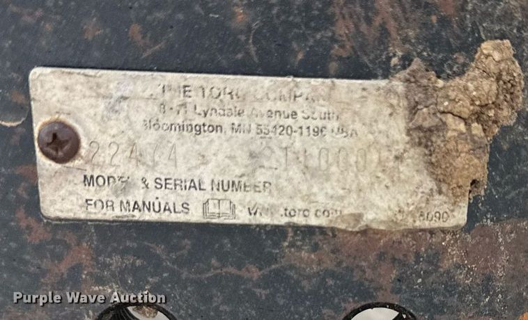 image for item OF9249 2014 Toro skid steer trencher 