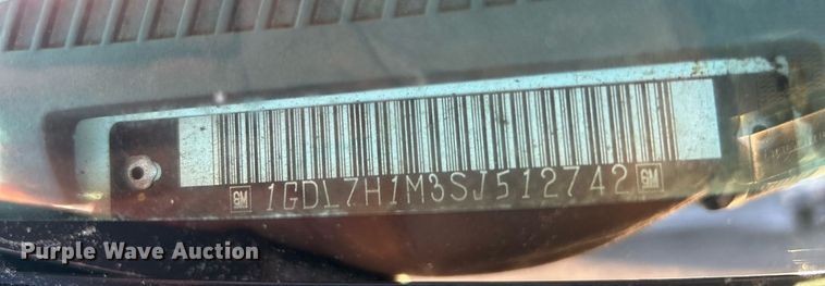 image for item OI9555 1995 GMC Top Kick mobile command center