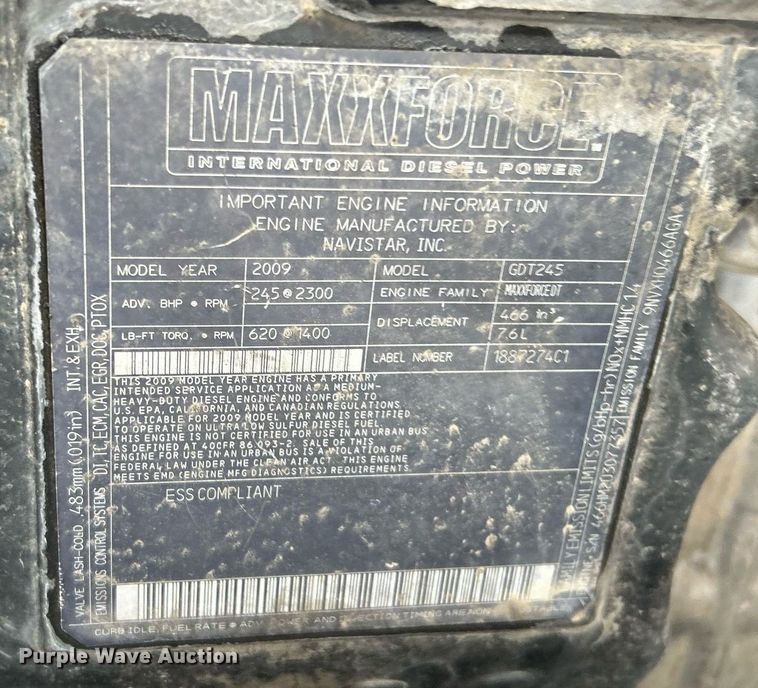 image for item OI9565 2010 International  4300 SBA rollback truck