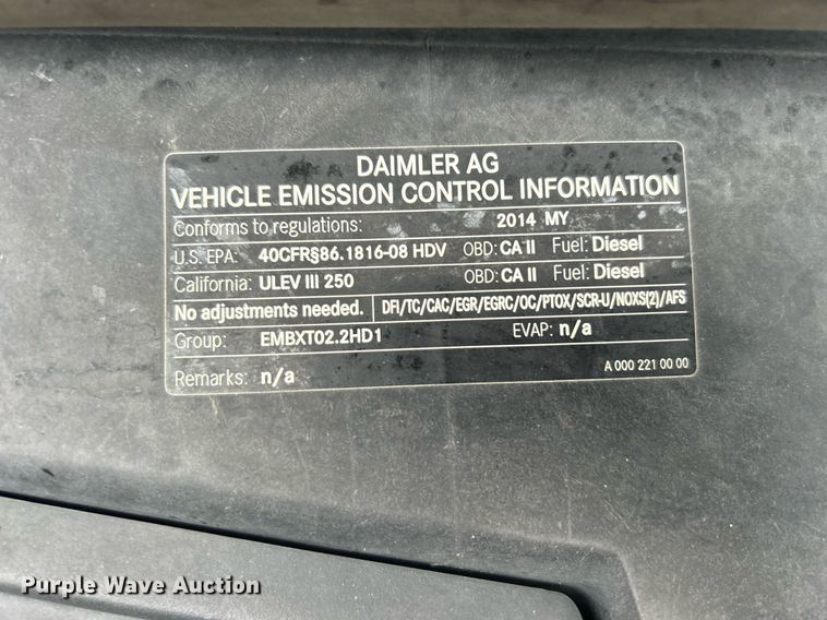 image for item OM9226 2014 Mercedes Benz  Sprinter  van