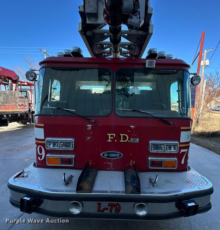 image for item OM9765 1988 Emergency One Hurricane  Ladder truck