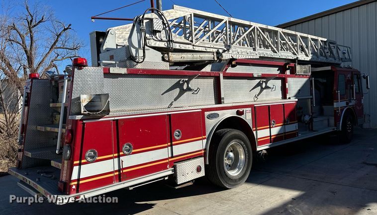 image for item OM9765 1988 Emergency One Hurricane  Ladder truck