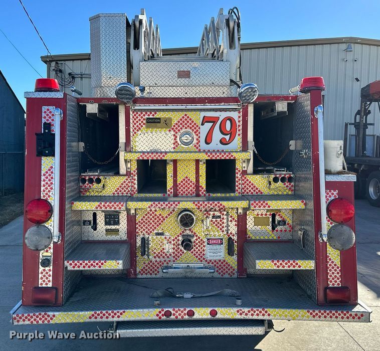 image for item OM9765 1988 Emergency One Hurricane  Ladder truck