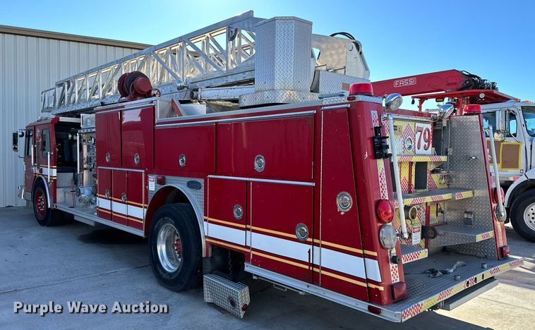 image for item OM9765 1988 Emergency One Hurricane  Ladder truck