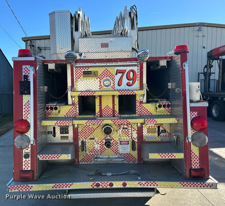 image for item OM9765 1988 Emergency One Hurricane  Ladder truck