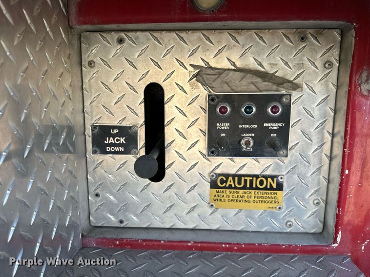 image for item OM9765 1988 Emergency One Hurricane  Ladder truck