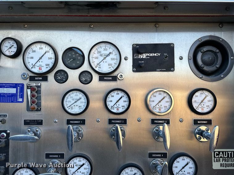 image for item OM9765 1988 Emergency One Hurricane  Ladder truck