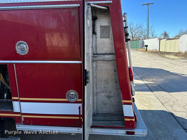 image for item OM9765 1988 Emergency One Hurricane  Ladder truck