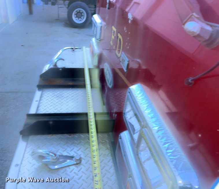 image for item OM9765 1988 Emergency One Hurricane  Ladder truck