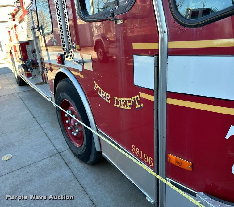 image for item OM9765 1988 Emergency One Hurricane  Ladder truck