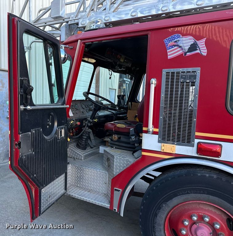 image for item OM9765 1988 Emergency One Hurricane  Ladder truck