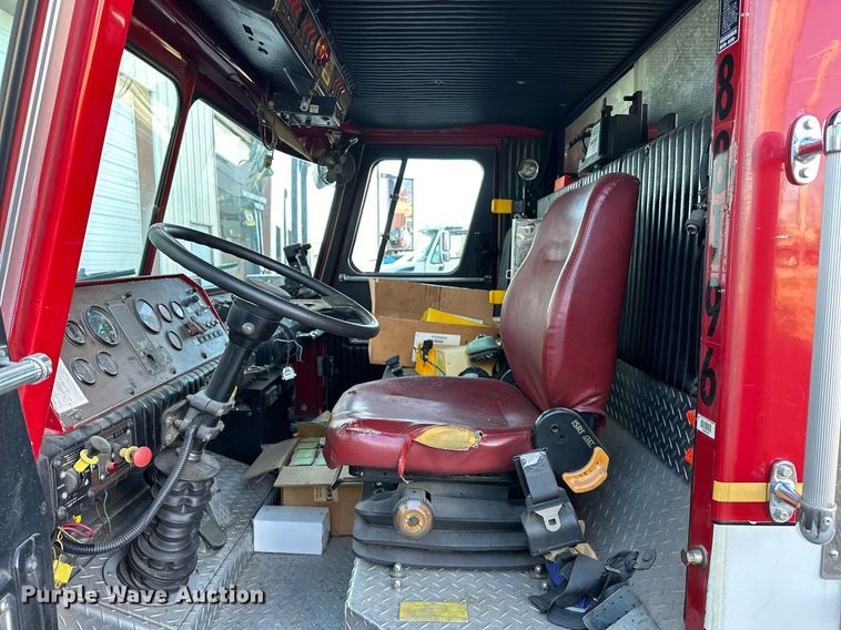 image for item OM9765 1988 Emergency One Hurricane  Ladder truck