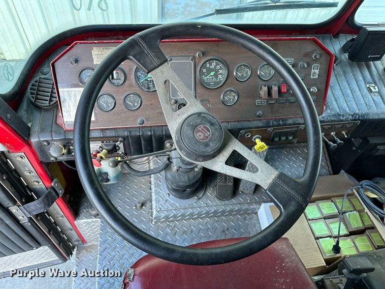 image for item OM9765 1988 Emergency One Hurricane  Ladder truck