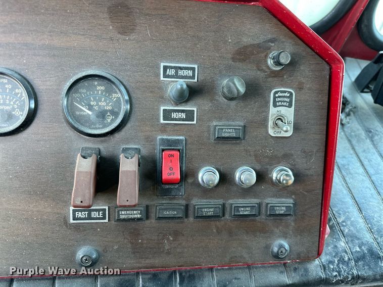 image for item OM9765 1988 Emergency One Hurricane  Ladder truck