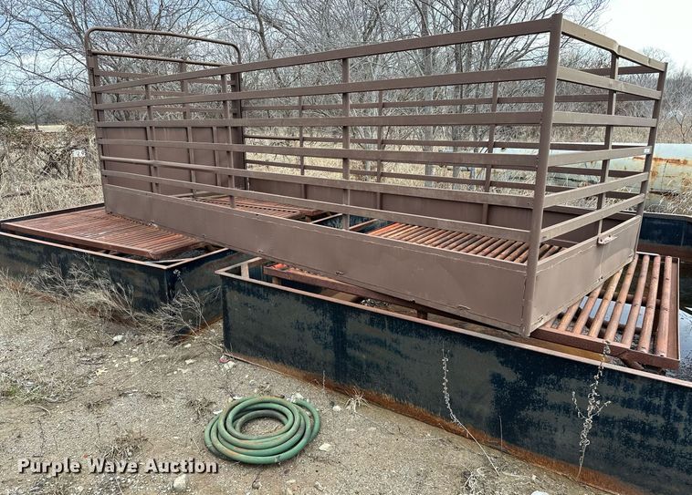 image for item OM9773 (3) barrel racks 