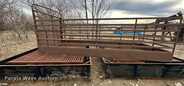 image for item OM9773 (3) barrel racks 