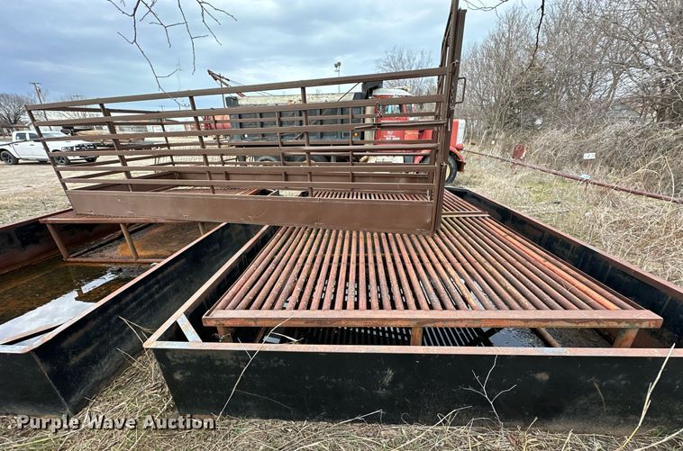 image for item OM9773 (3) barrel racks 