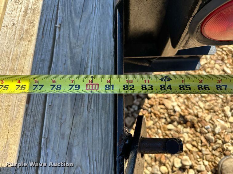 image for item OM9806 2005 Belshe  WB12 equipment trailer