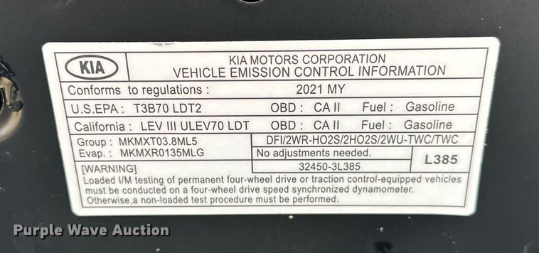 image for item OM9818 2021 Kia Telluride SUV