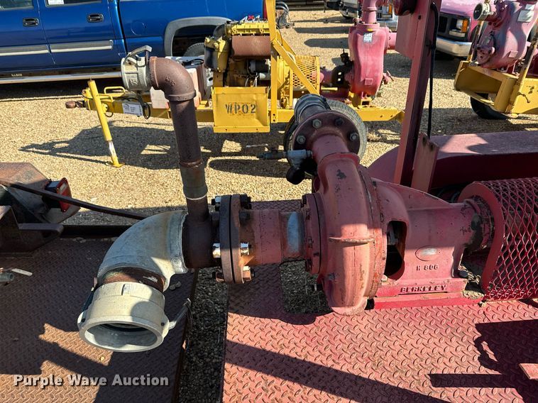 image for item DK6746 Berkeley B4JRBM CW Trailer mounted trash pump