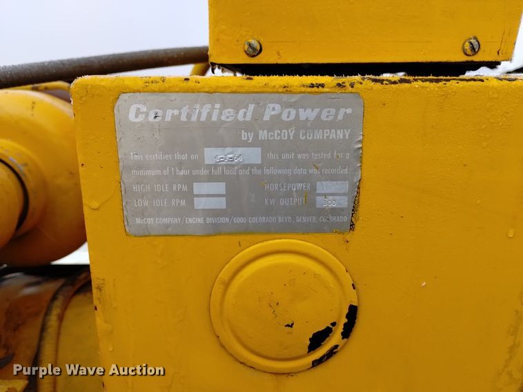 image for item DK8993 Caterpillar  D333A generator