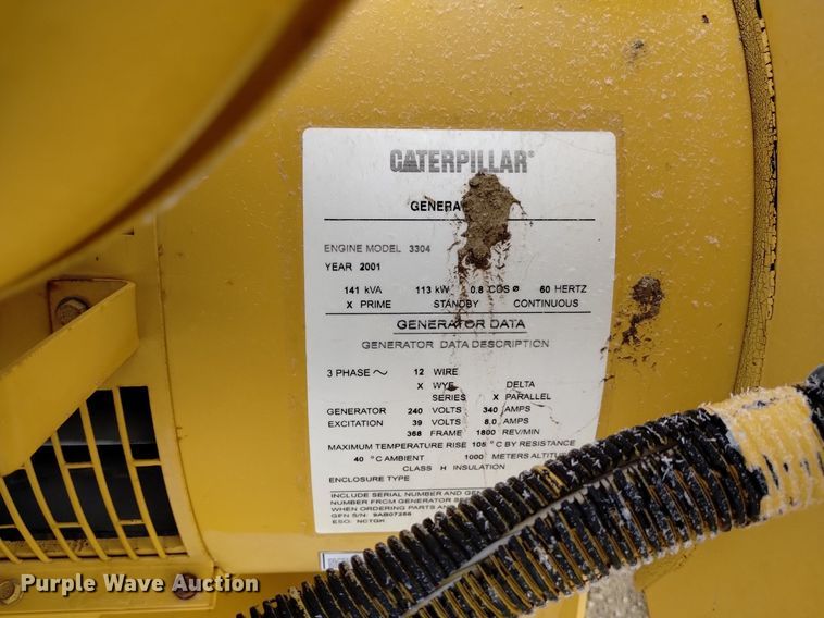 image for item DK8995 Caterpillar  SR4 generator