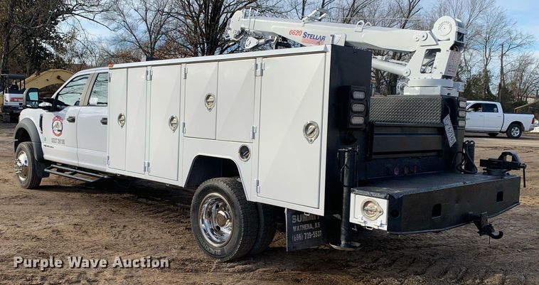 image for item DM7734 2018 Ford  F450 Super Duty XL Crew Cab utility / service truck