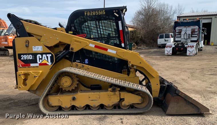 image for item DM7737 2019 Caterpillar 299D2 tracked skid steer loader