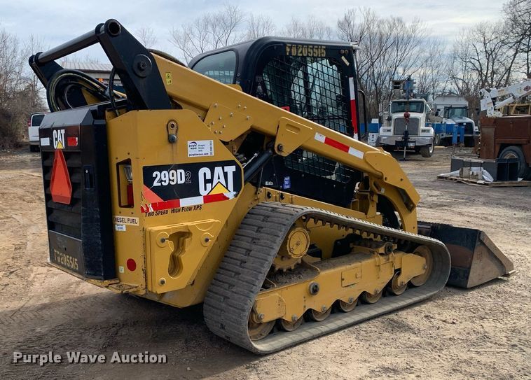 image for item DM7737 2019 Caterpillar 299D2 tracked skid steer loader