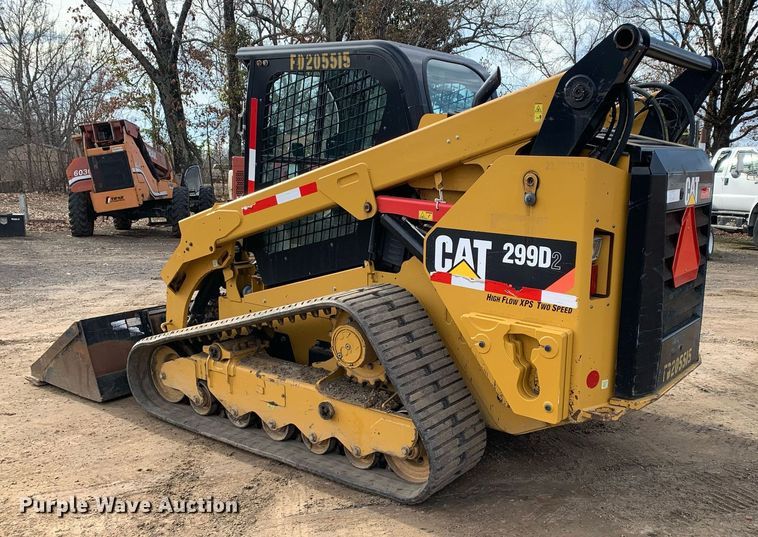 image for item DM7737 2019 Caterpillar 299D2 tracked skid steer loader