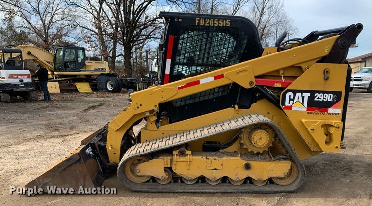 image for item DM7737 2019 Caterpillar 299D2 tracked skid steer loader