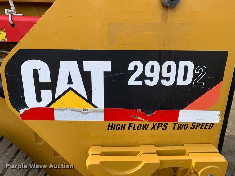 image for item DM7737 2019 Caterpillar 299D2 tracked skid steer loader