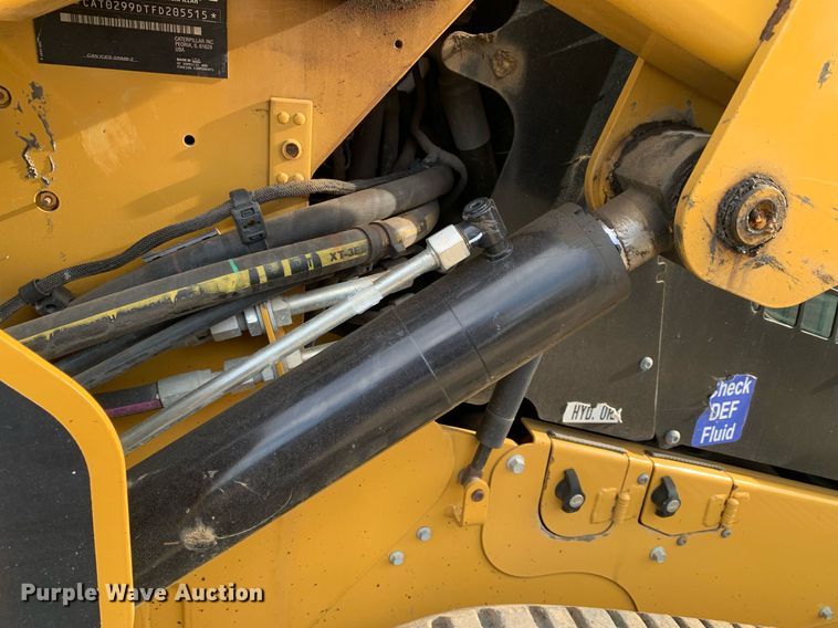 image for item DM7737 2019 Caterpillar 299D2 tracked skid steer loader