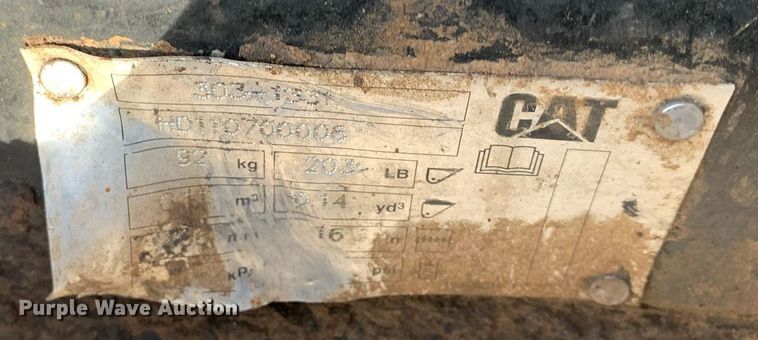 image for item DM7738 2010 Caterpillar 304C CR mini excavator