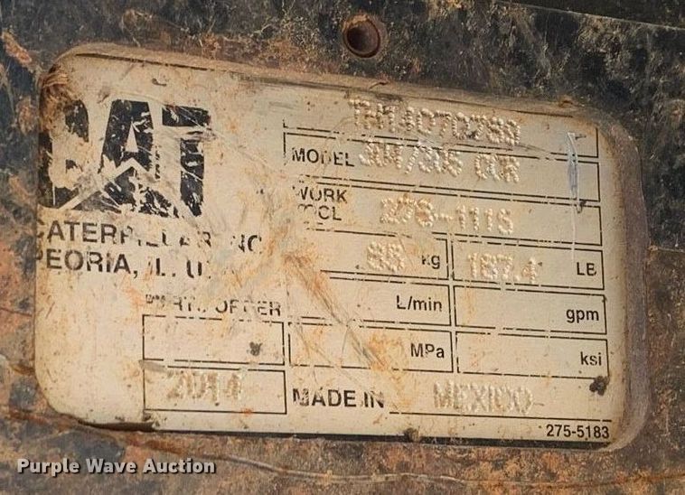 image for item DM7738 2010 Caterpillar 304C CR mini excavator