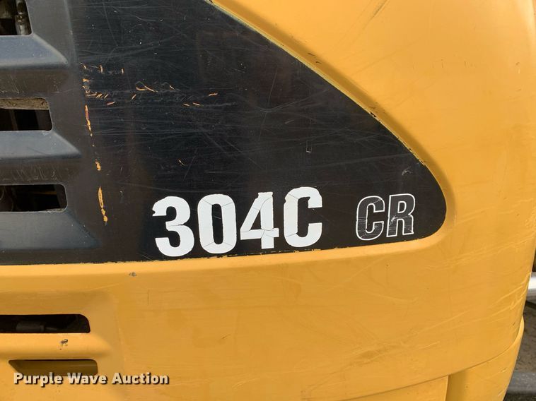 image for item DM7738 2010 Caterpillar 304C CR mini excavator