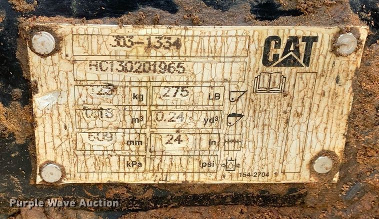 image for item DM7738 2010 Caterpillar 304C CR mini excavator