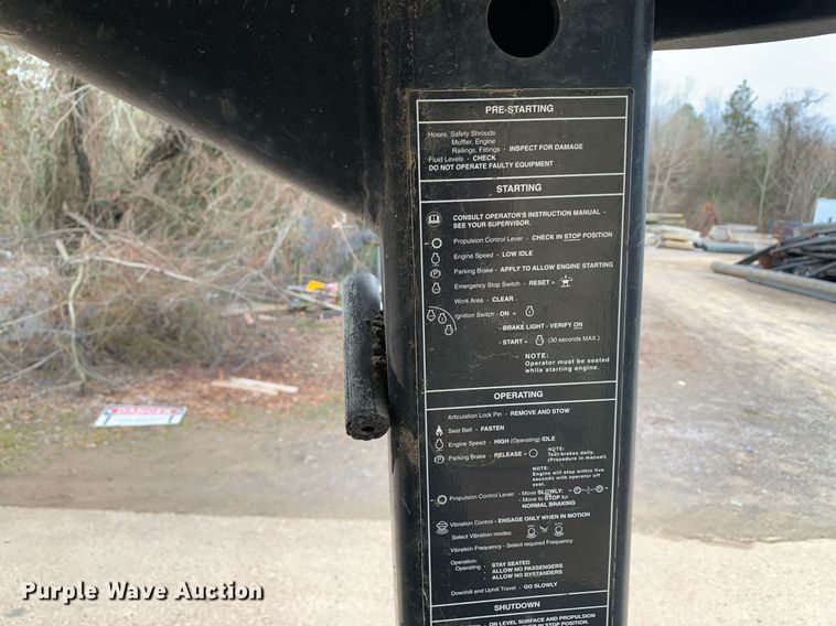 image for item DM7742 2005 Ingersoll Rand  SD100D single drum vibratory roller