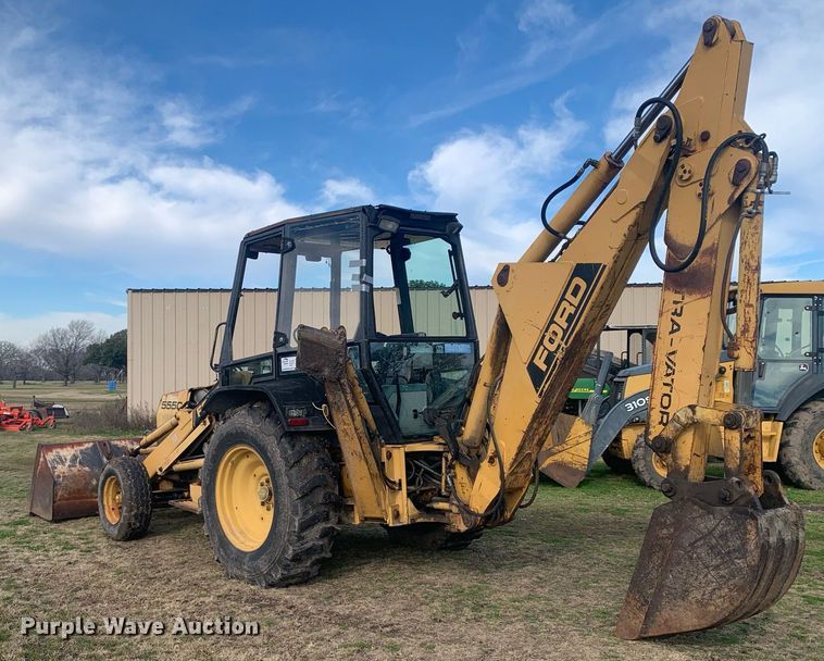 image for item DM7745 Ford 555C backhoe