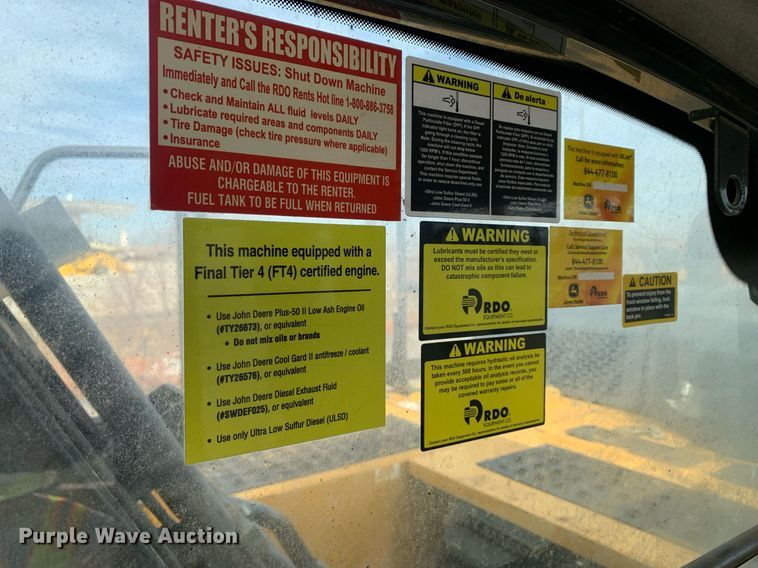 image for item DM7749 2018 John Deere 250G LC excavator