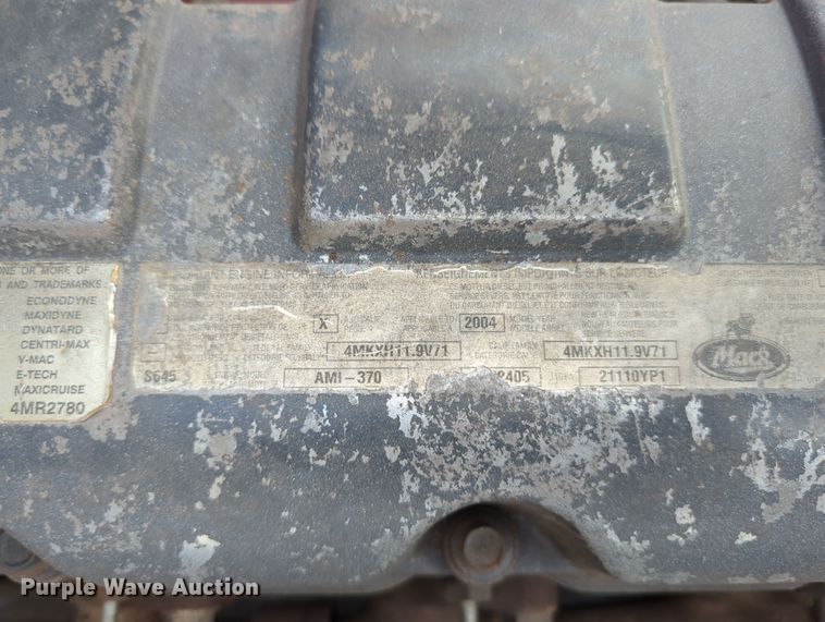 image for item DN3770 2005 Mack  Granite CV713 dump truck