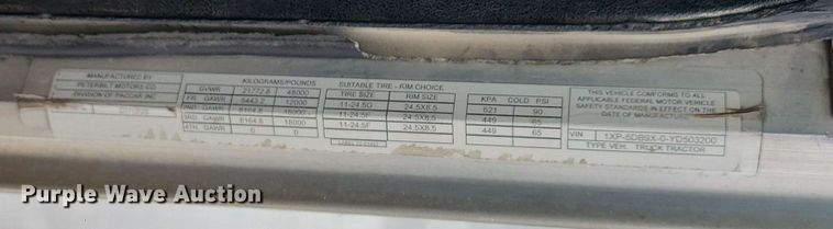 image for item DN8271 2000 Peterbilt  379 semi truck