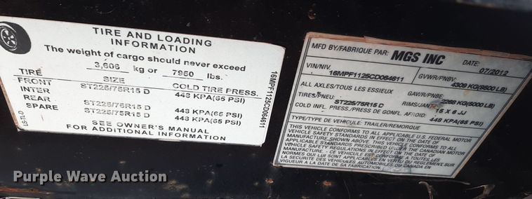 image for item DP2581 Caterpillar XQ100 generator