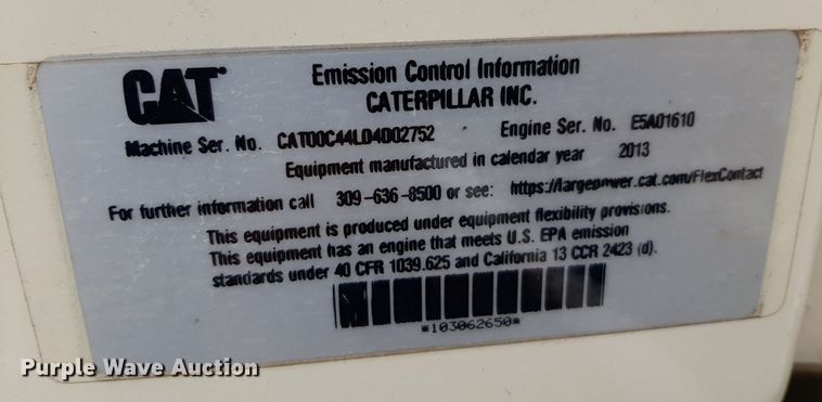 image for item DP2582 Caterpillar XQ100 generator