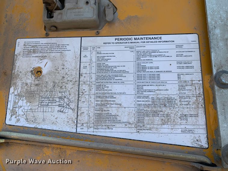 image for item DP8824 2015 John Deere 755K track loader