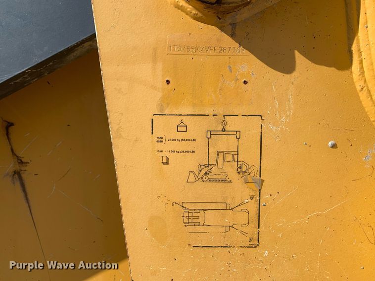 image for item DP8824 2015 John Deere 755K track loader