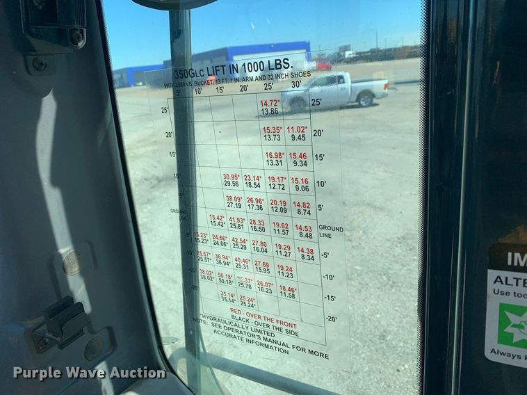 image for item DP8826 2017 John Deere 350G LC excavator