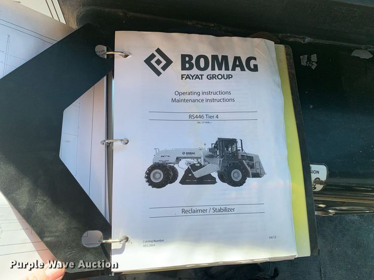 image for item DP8827 2016 Bomag RS446D soil stabilizer / reclaimer