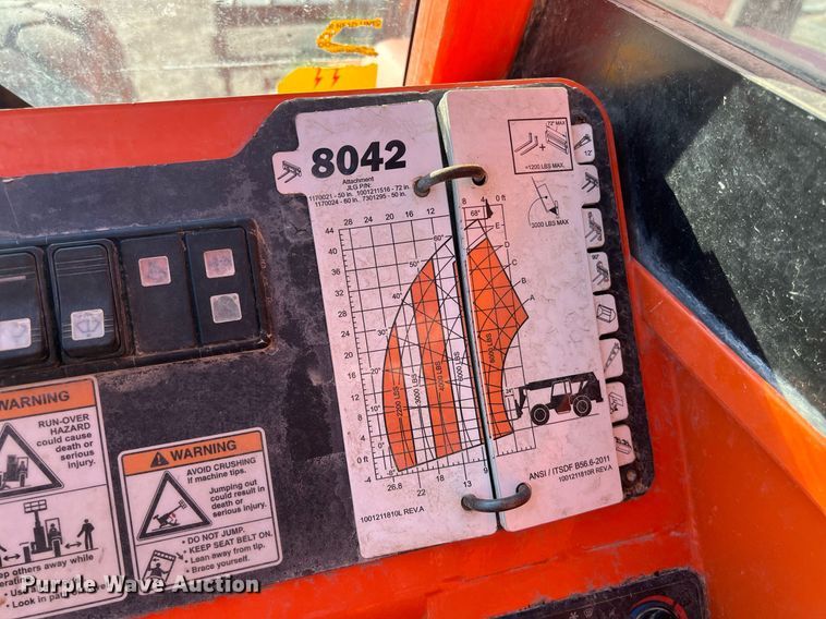 image for item DS2877 2017 JLG 8042 telehandler