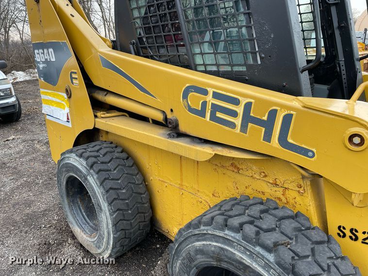 image for item DS5416 2007 Gehl 6640 skid steer loader